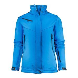 Printer Womens/Ladies Skeleton Soft Shell Jacket / Ocean Blue